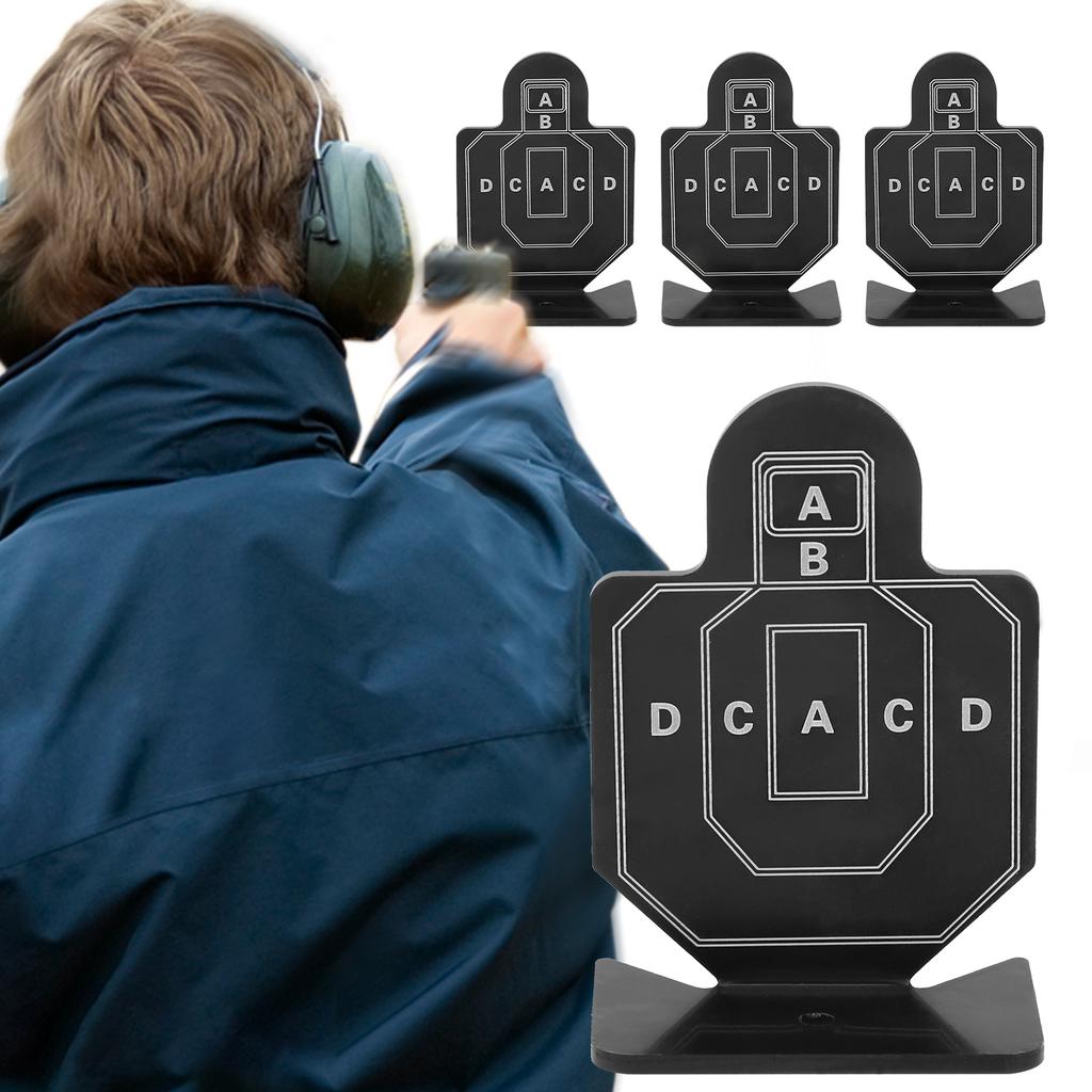 4Pcs Shooting Target Aluminium Alloy Shoot Range Trian Stand Indoor EntertainmentB Type