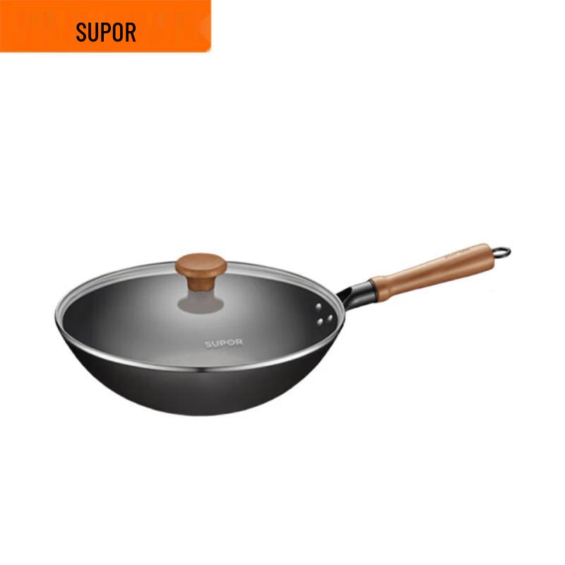 Supor 30cm Cast Iron Wok