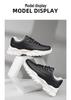 Men's 8cm Height Increasing White Breathable Casual & Running Shoes
