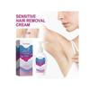 Crème dépilatoire avec 100 ml, douce et non irritante, rend la peau sous les bras, les aisselles et les jambes plus lisse et plus blanche.