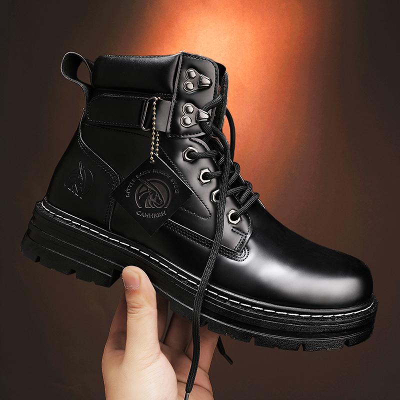 Bottines Martin rétro montantes automne/hiver 2022: Jaune, Gros orteil, Styles Couple et Homme