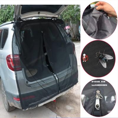 Magnetic Trunk Mesh Breathable, Mosquito Resistant, Environmentally Friendly Mesh Curtains SUV Mosquito Net RV Summer
