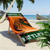 Florida A&M Rattlers Print Beach Towel, Large Soft Quick Dry Towel for Beach Camping Swimming