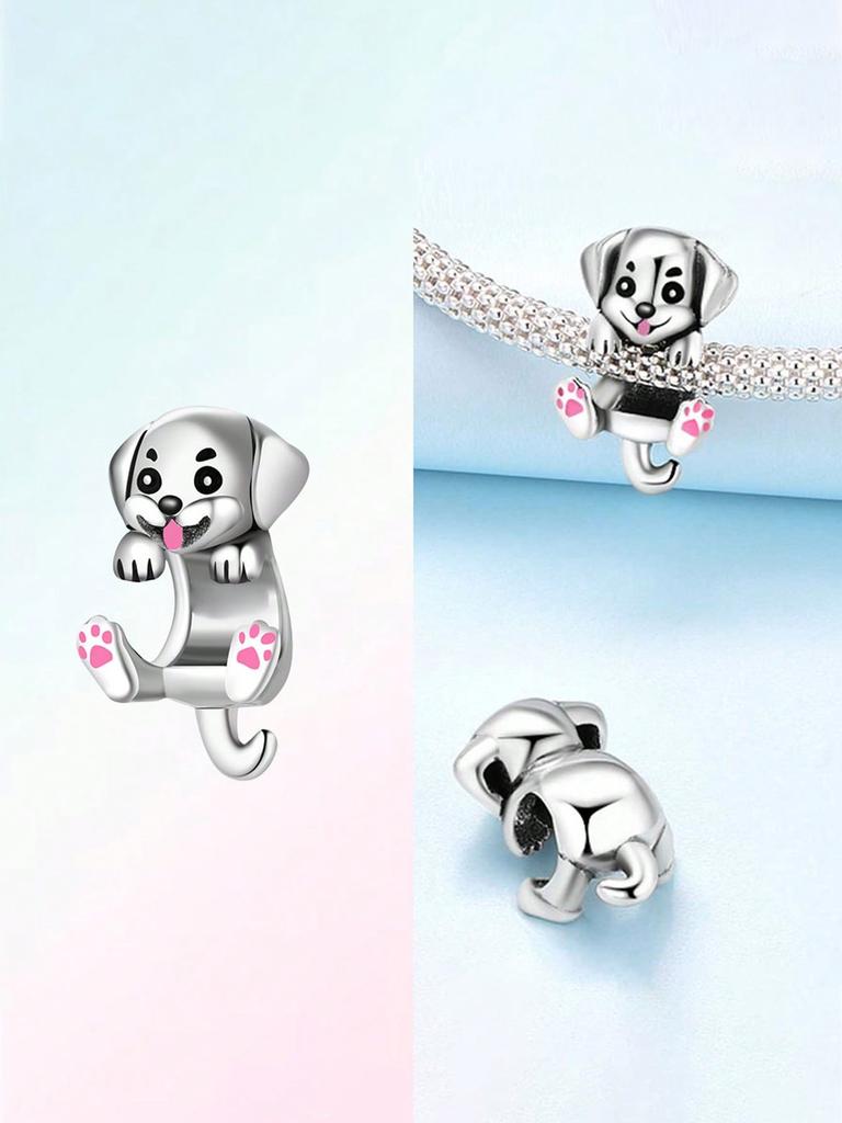 Copper Colors Charms Plata Hedgehog Puppy Beads Charm Pendant For Original Bracelet For Women Diy Jewelry Love Gift