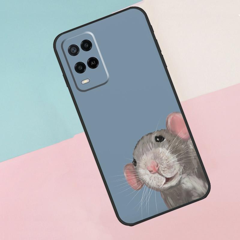 Mouse Rat For Oppo A18 A38 A78 A98 A96 A58 A17 A77 A80 A40 A60 A16 A76 A74 A94 A54 A15 A57S Phone Case