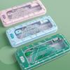 Creative Plastics Drawing Ruler Learning Measuring Tool Gift Protractor Trigonometry Stationery