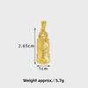 Ancient Vietnamese Gold Sand Pixiu Diamond Pestle Pendant Gourd Necklace