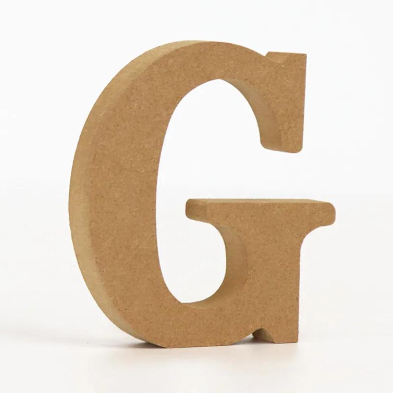 26-Letter Wooden Alphabet DIY 10cm Handicrafts Three-Dimensional Decorative Letters Sign Decorations Craft Supplies