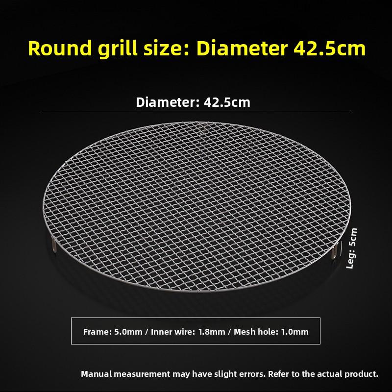 Food Grade 304 Stainless Steel Square Grill Mesh Pork Smoking Rack Charcoal Grill Cooking Tool for Indoor And Outdoor BBQ