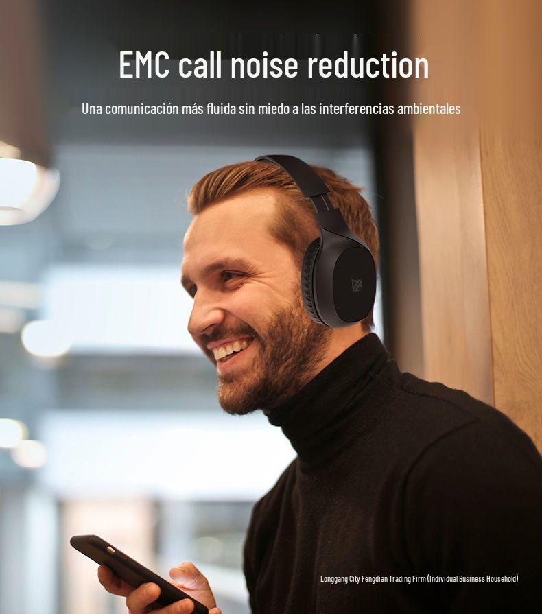 Universal Wireless Over-Ear Bluetooth Gaming Headset with High-Quality Sound and Positioning