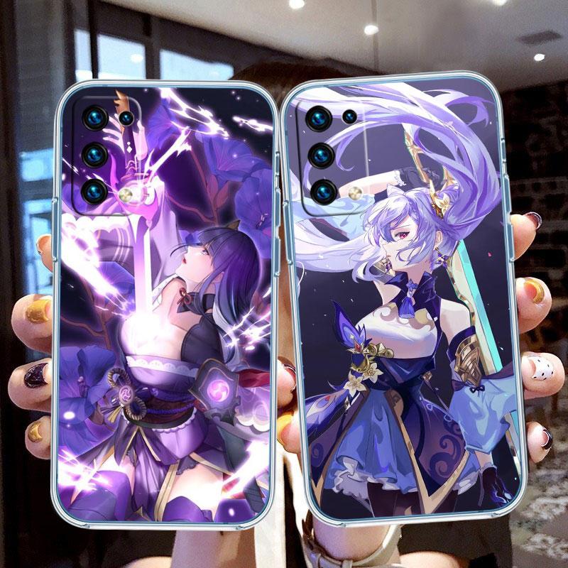 IK34 Genshin Impact Girl Case for Motorola E13 E15 E20 E22 E22I E22S E30 E32 E40 E7 E7I G Plus Power Play Stylus G22 G14