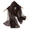 New Print Chiffon Scarf Shawl Women Sunscreen Silk Scarf Turban Long Wrap Beach Travel Outdoor Accessories Trendy Headband