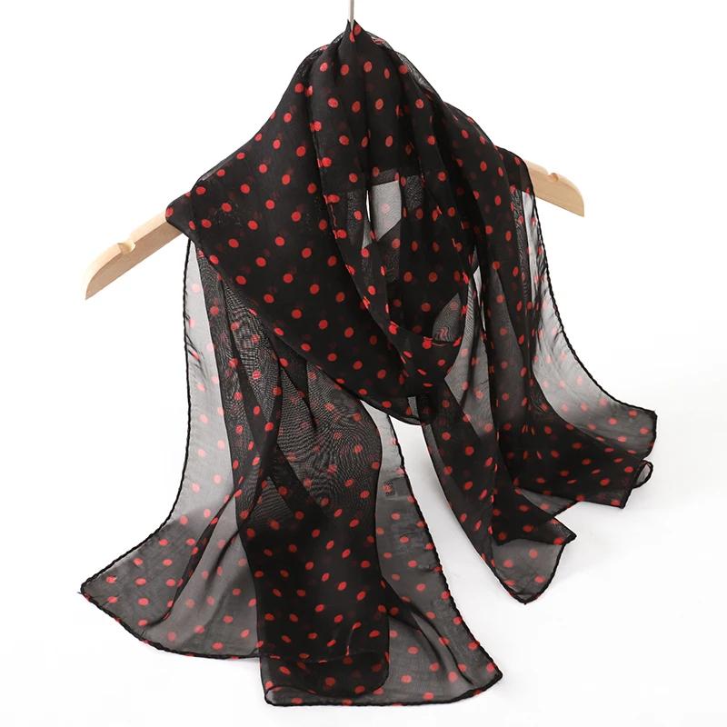New Print Chiffon Scarf Shawl Women Sunscreen Silk Scarf Turban Long Wrap Beach Travel Outdoor Accessories Trendy Headband