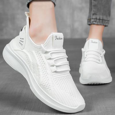 Changfeng Shoes Industry Shu Shoes Women's Versatile Spring New Fly-woven Breathable and Non-smelly Feet Casual Shoes Soft-soled Sports Shoes
