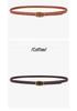 Simple Retro-Style Women's Slim Leather Belt - Fashion Accessory