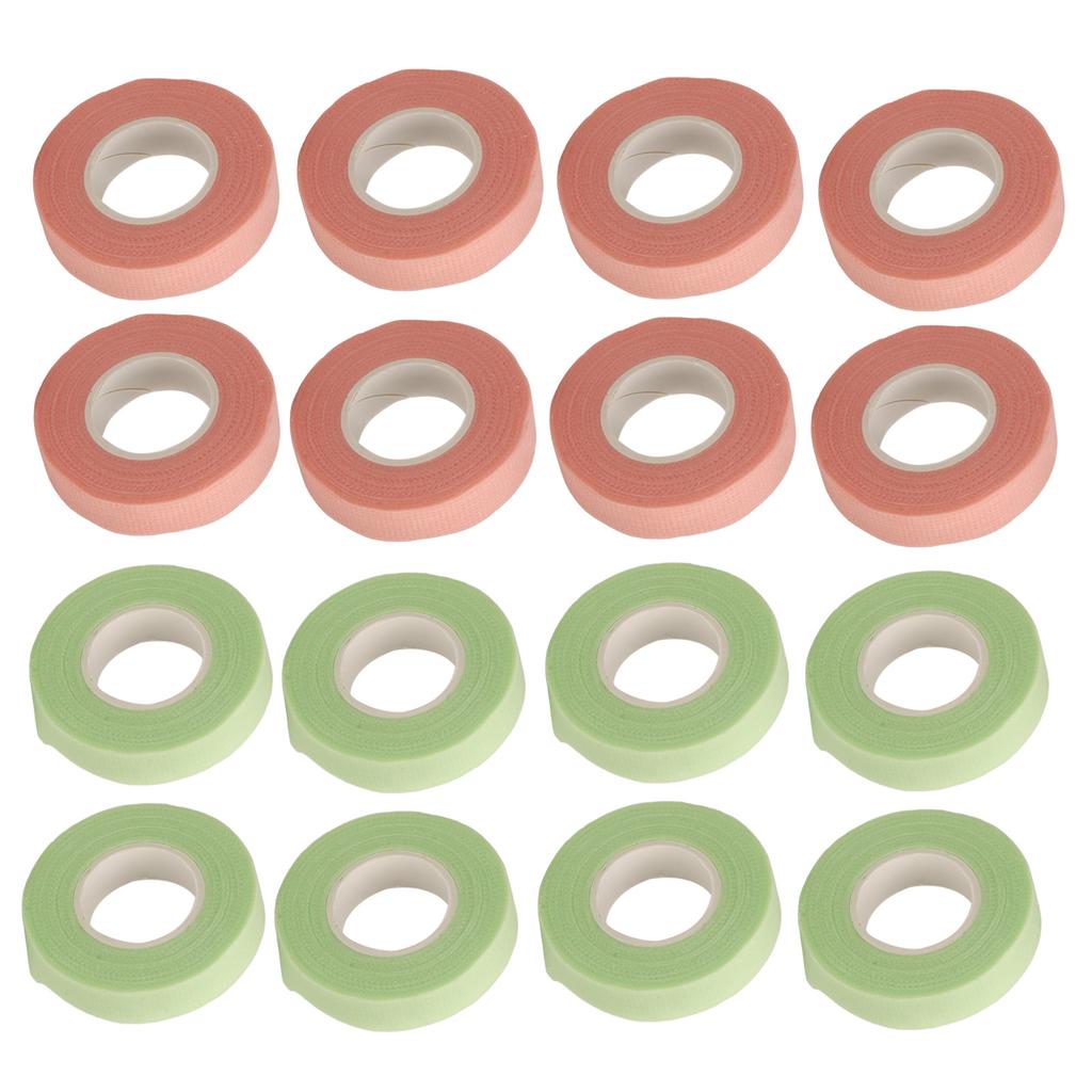 40pcs Eyelash Tape Self Adhesive Breathable Eyelash Extension Tape for Beauty Salon Pink Green