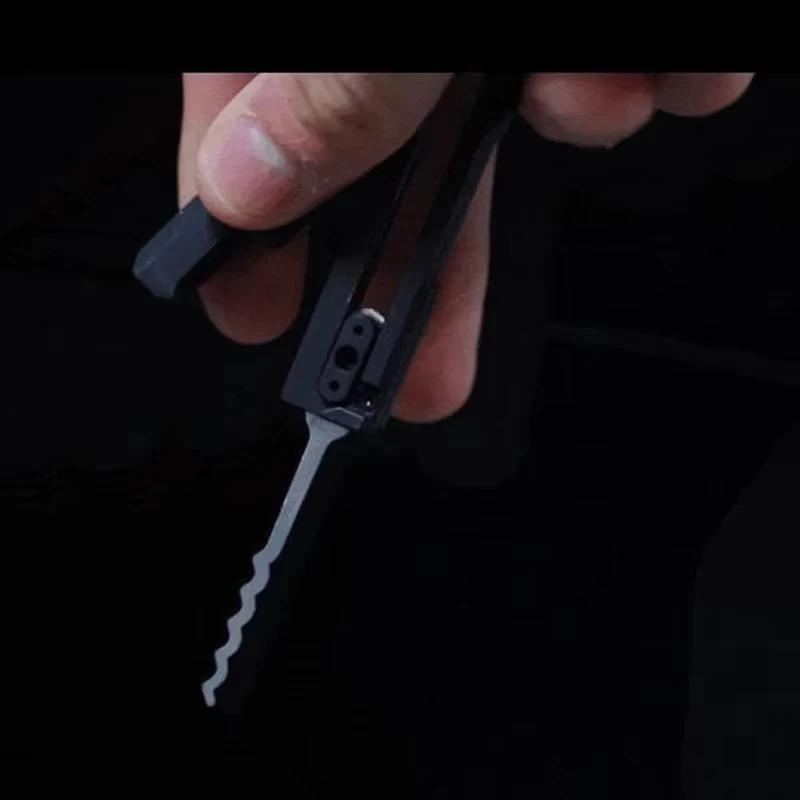 Gravity Pick Lock Opener Stainless Steel Durable Lock Keys Multifunctional Convenient Quick Pick Lock Opener