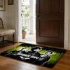 GGreen DDay Band Floor Mat Soft Flannel Absorbent Mat Non-Slip Rug Home Bedroom Bathroom