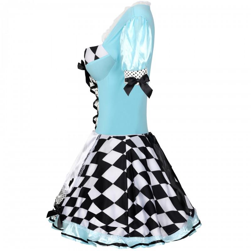 Halloween Cosplay Alice Dress French Maid Costume Women M XL