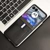 For Motorola Razr 50 5G Case Litchi Texture Leather+PC Phone Cover with Dual Card Slots