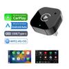 2in1 Wireless CarPlay Android Auto Adapter Automatic Connection USB Car Play Universal AI Smart Box System for All Cars