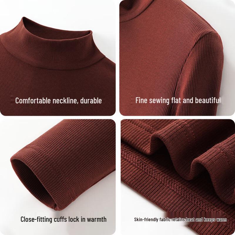 MINISO Women's Thermal Semi-High Neck Base Layer Top