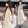 Neck Dress Fairy Summer Loose and Thin New Sleeveless Sweet Temperament Seaside Vacation Long Skirt