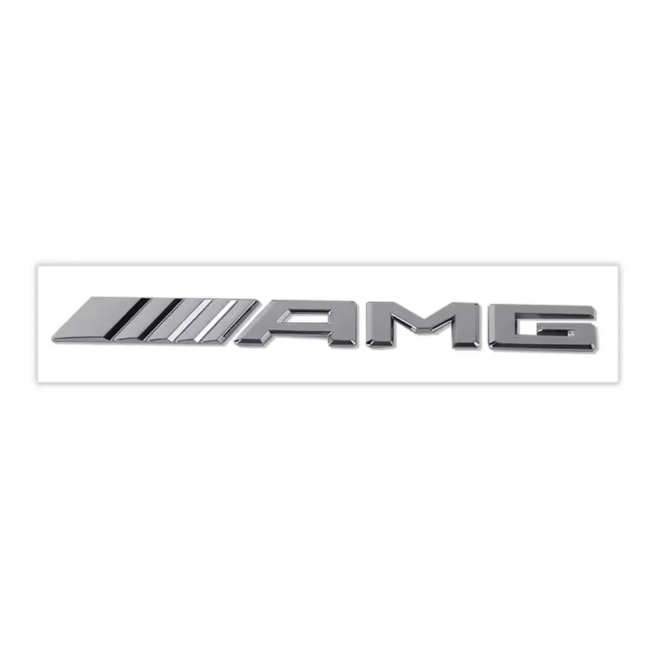 C200 E300 2026 Heiß 3D ABS Auto Heckklappe AMG Logo Abzeichen Aufkleber Buchstaben Aufkleber Auto Zubehör Für Mercedes Benz A B C E G CLA Klasse