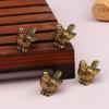 4pcs Mini Brass Bird Ornaments Universal Fit Durable Weather-Resistant Outdoor Birdbath Bowl Decorative Accessories