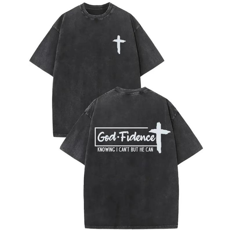 

European Size Men S T-Shirt, Washed T-Shirt, Local Warehouse Shipped, All-Season, Fashionable Print Pattern - Loose Fit, Fashionable, Lettering, Retro 5XL чорний