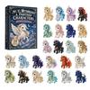 Christmas Tree Hanging Decorations Fantasy Horse Advent Calendar, 24-Day Acrylic 2D Ornament Set Collectible Figures with Magical Designs, Countdown