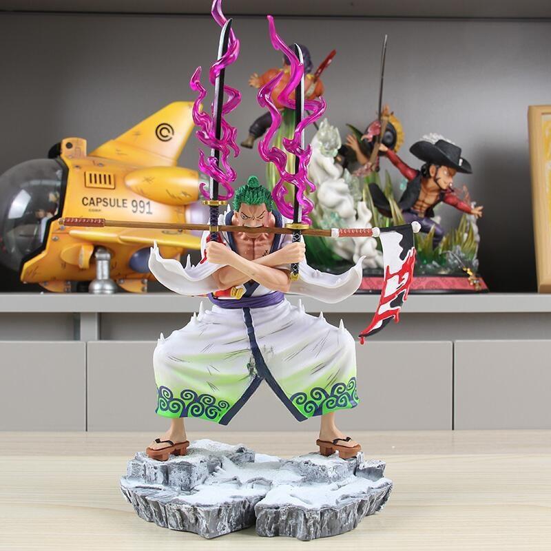 

One Piece Zoro Onigashima Figure: Purgatory Oni-Giri Anime Model