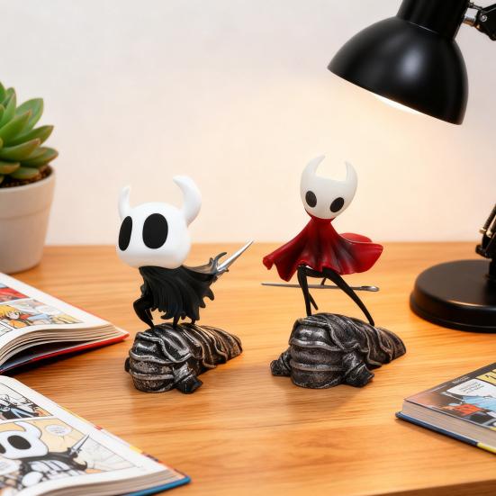 ПВХ Фигурка Игрового Персонажа Вдохновленная Игрой Фигурка Рыцаря Хорнета Статуэтка Украшение для Дома Офиса Настольное Украшение Орнамент Коллекционные Предметы для Игровых Фанатов Подарок