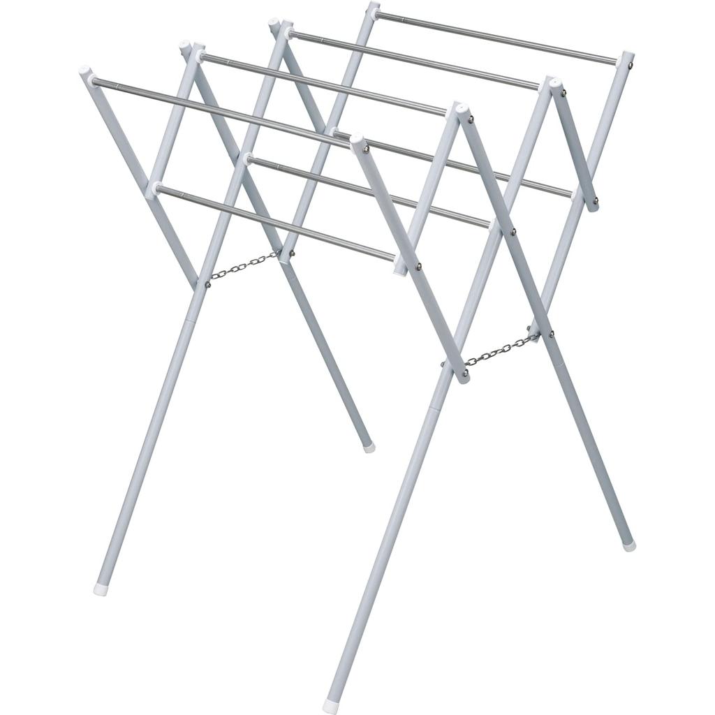 Wahei freiz My Dry II MJ-0704, a W-shaped, Adjustable Towel Rack with a Width of 50-80cm, Suitable for Indoor Laundry and Drying.