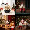 Humorous Christmas Gifts Strong Muscles Santa Claus Ornament, Muscle Lines And Beard Decor, 3D Printed Funny Whimsical Accents Decoration, Durable