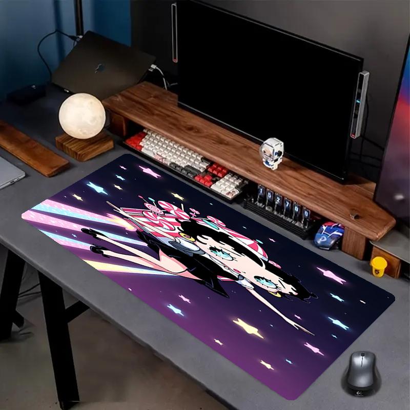 doll Print Mouse Pad, Anti‑Slip Desktop keyboard Mat, for PC Laptop Gaming Working Daily Use, Cool Festival Surprise Gift