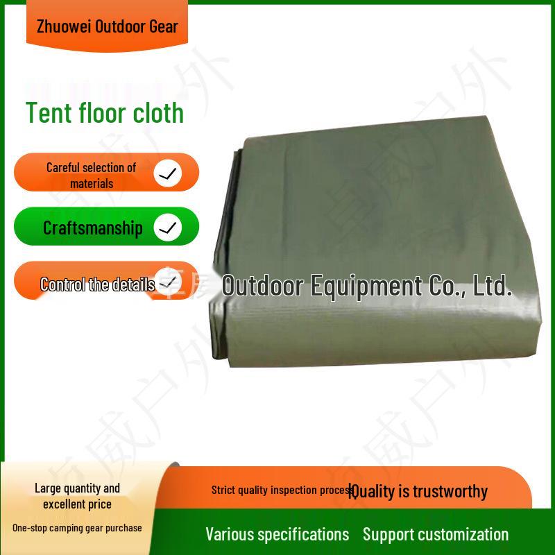 

Command Field Moisture-Proof Double-Sided Tent Ground Sheet 84A Platoon Tent Ground Sheet 4.1x4m