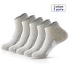 Men's Low-Cut Cotton Sports Socks for Running & Basketball