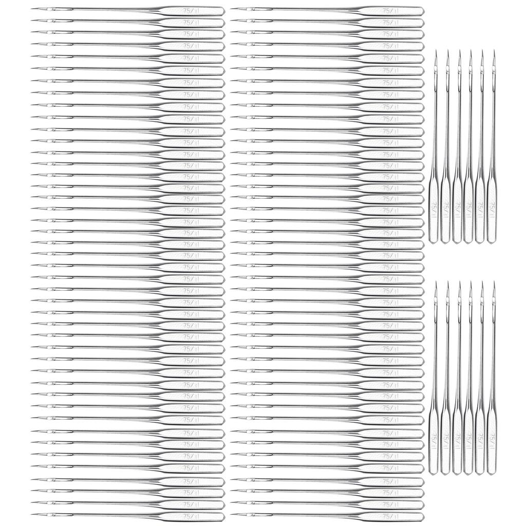 100 szt. Igły do szycia domowego ze stali o wysokiej twardości Akcesoria do maszyny do szycia Materiały Typ 18