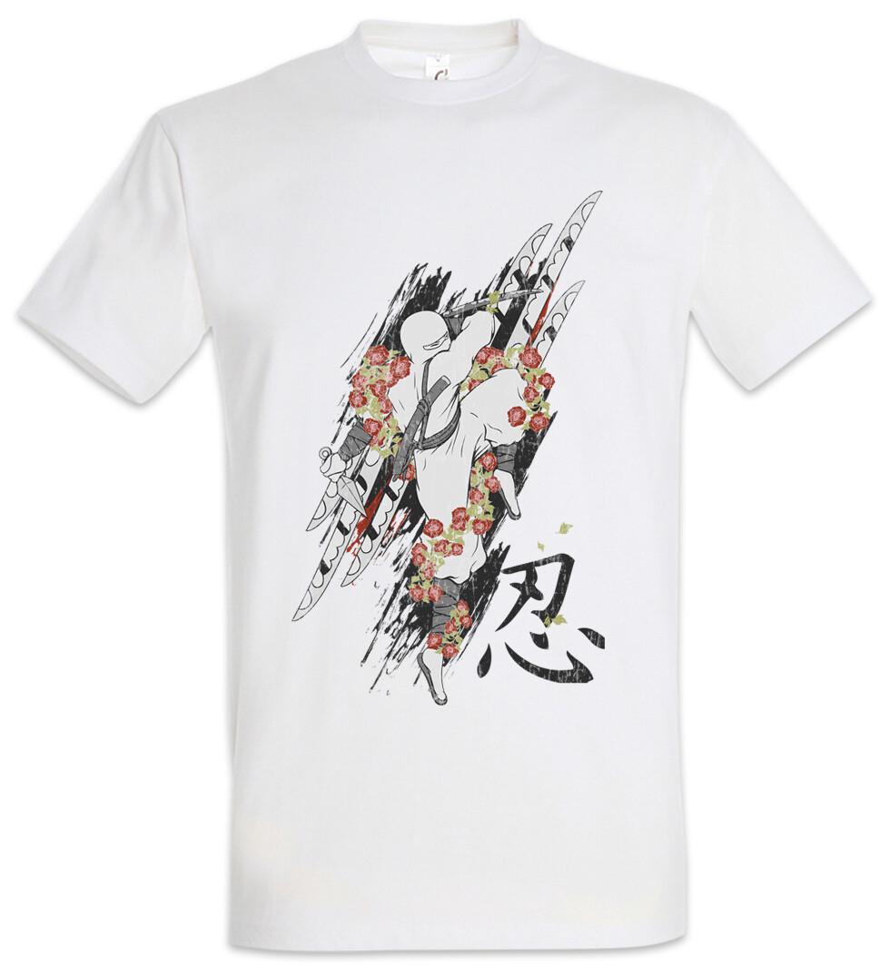

White Ninja T-Shirt Mens Womens Tees Top Bushido Banzai Japan Shogun Samurai Sword Armor Helmet M