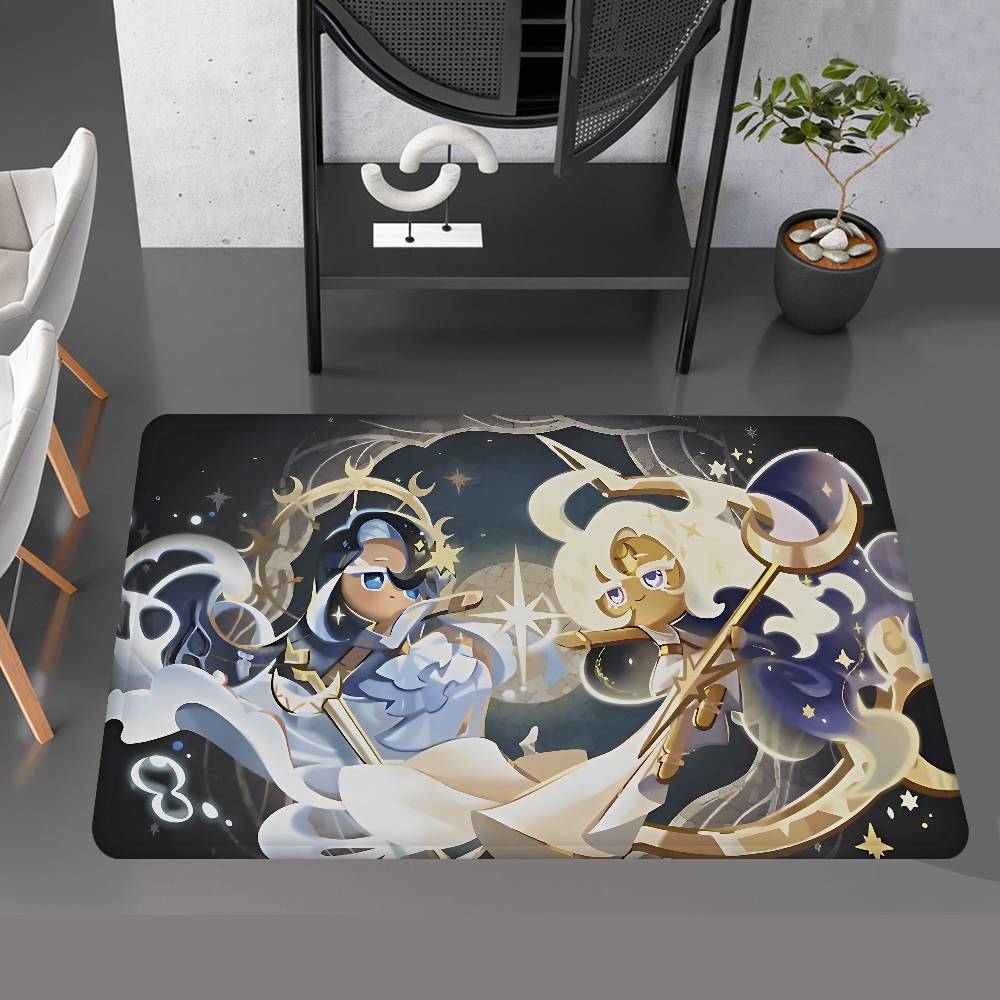 Mobile Game Cookie Run Kingdom Floor Mat INS Style Soft Bedroom Floor House Laundry Room Mat Anti-skid Household Carpets