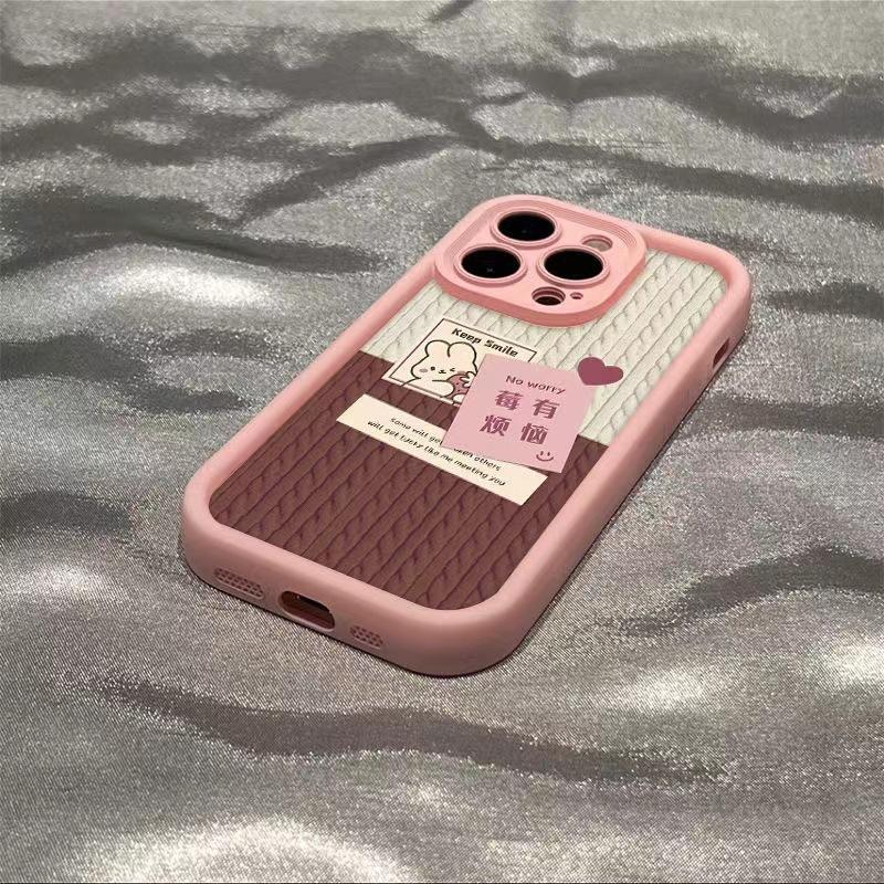 Berry has troubles Apple 16 mobile phone case iPhone16promax cute 14 niche 11 anti-drop 12 all-inclusive x/xr