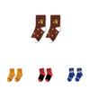 Colorful Spider-man Cotton Socks Featuring Adorable Cartoon Design For Kids
