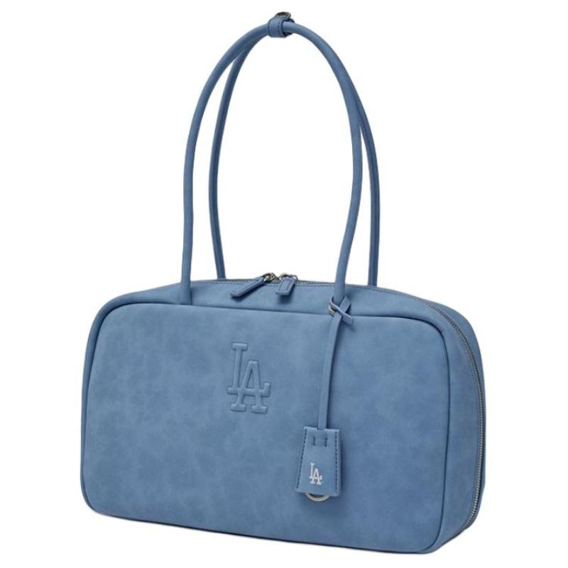 MLB LA DODGERS Artificial Leather Handbag Women's Sky Blue Casual 3AORSD16N-07SBS