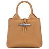 Longchamp Le Roseau Fashion Uniwersalna skórzana mini torebka damska Orzech 10278HFP371