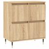 Vidaxl Chest of Drawers, Sonoma Oak, 60X35X70 Cm, Wood-Based Material