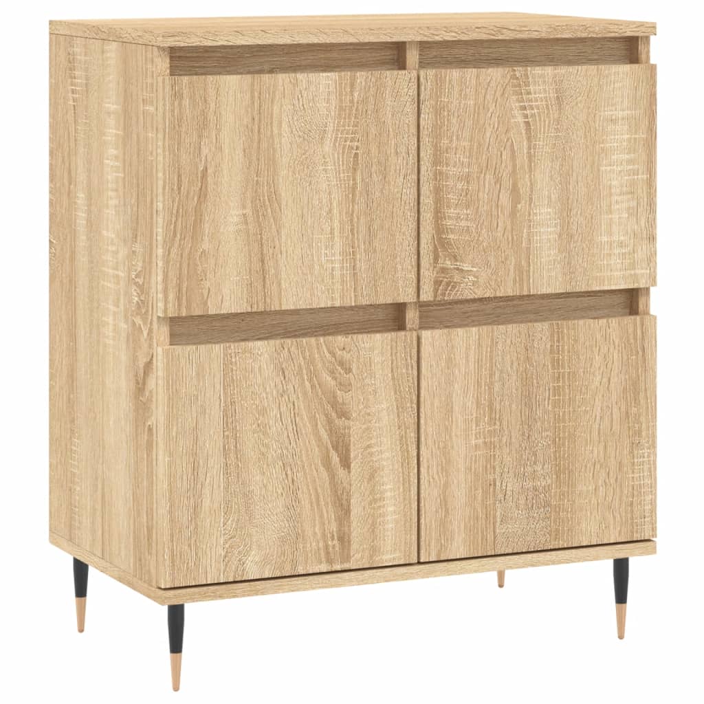 Vidaxl Chest of Drawers, Sonoma Oak, 60X35X70 Cm, Wood-Based Material