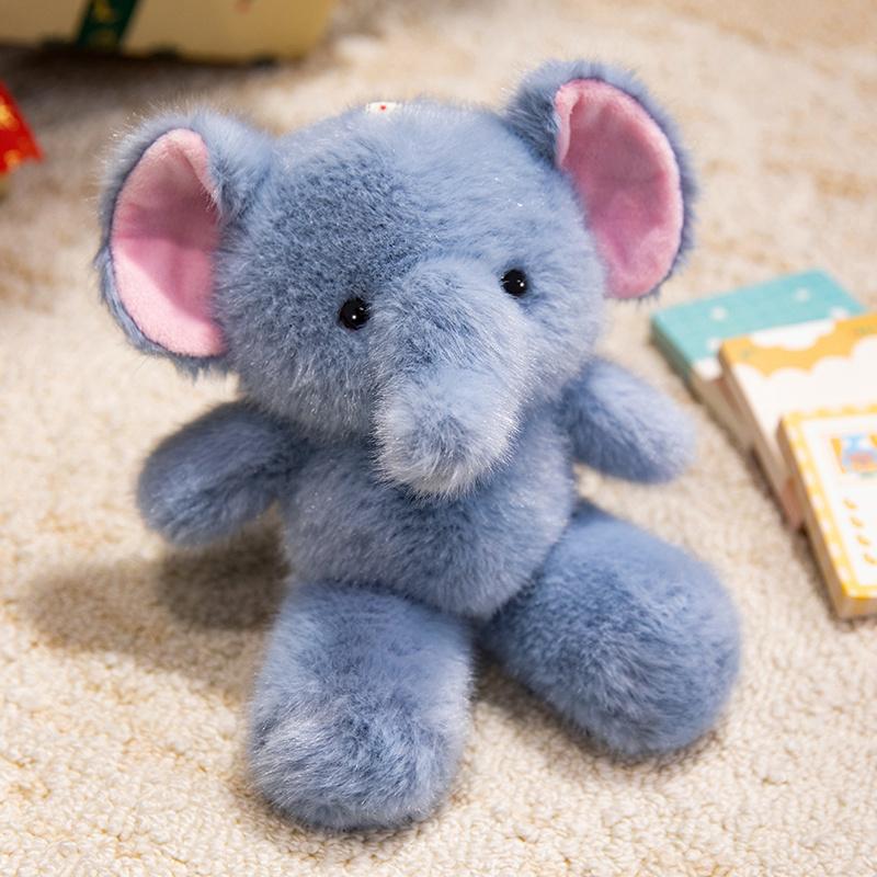 Cute Animal Doll Baby Soothing Plush Toy Stuffed Elephant Rabbit Penguin Pig Raccoon Panda Accompany Pillow Room Decor Gift