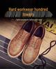 Autumn Men's Fashion British Work Leather Shoes - Trendy Big Toe Casual, Plus Size