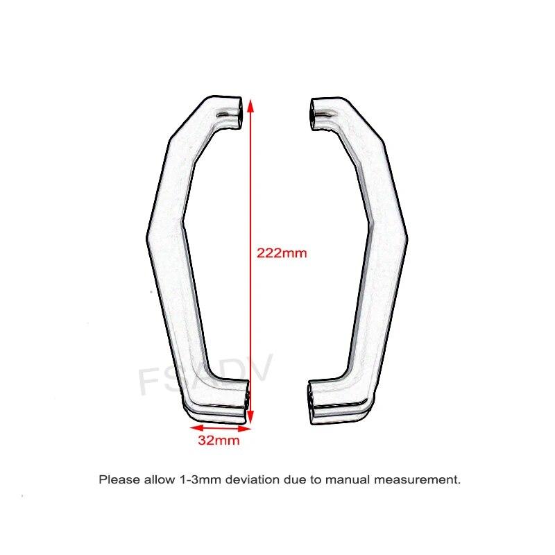 Motorcycle Black Passenger Armrest Rear Seat Armrest Decorative Handlebar Bracket Seat Grab For YAMAHA MT09 -2023